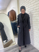 Klasik Siyah Trençkot