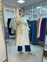 Moda Bej Trençkot