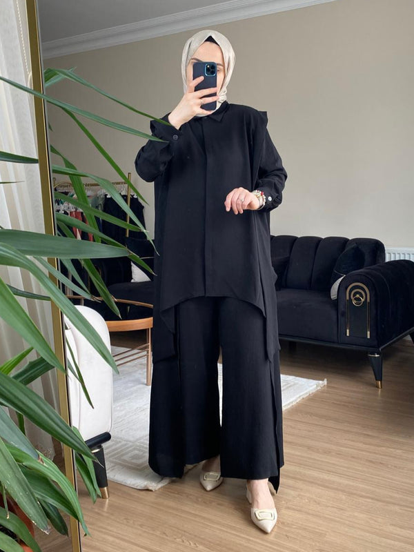Nursema Takım Siyah