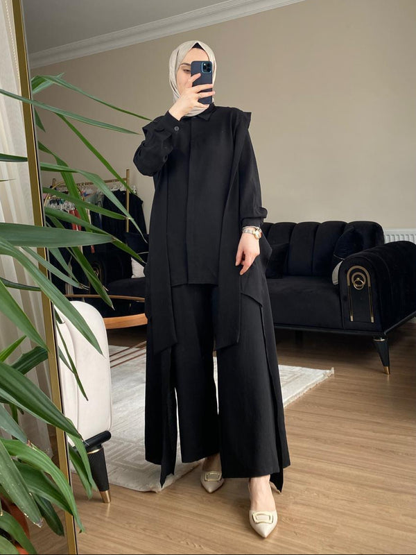 Nursema Takım Siyah