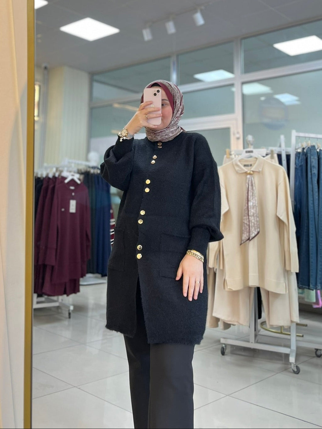 Angora Hırka - Siyah