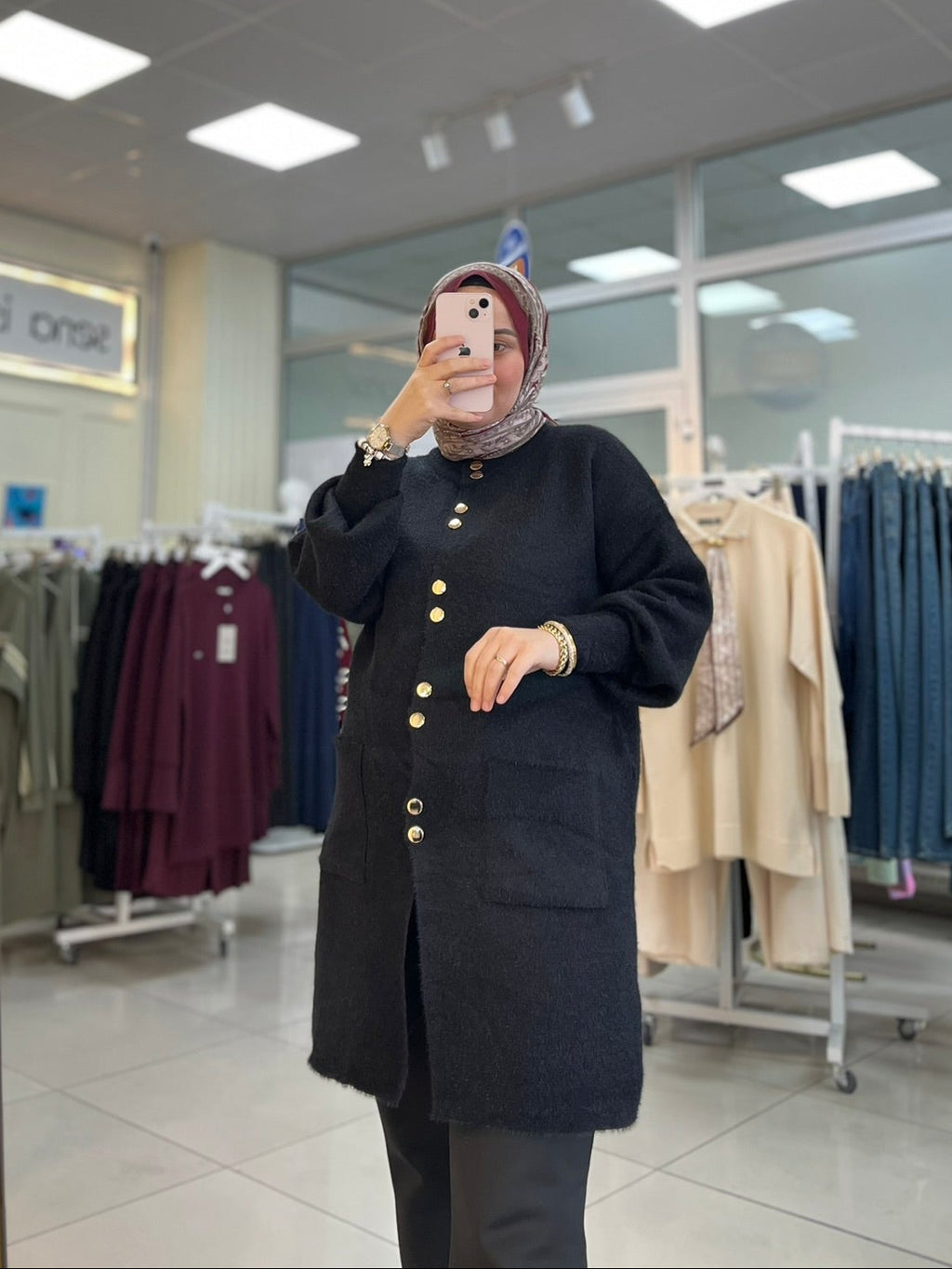 Angora Hırka - Siyah