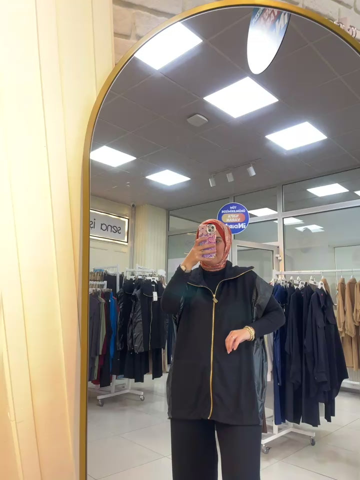 Yelekli Takım - Siyah